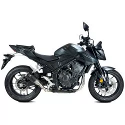 Silencieux IXRACE MK2 CARBON FORGED - Honda CB500 Hornet, CBR500R et NX500 2024 et +