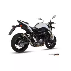 Silencieux MIVV GP inox brossé noir Suzuki GSR 750