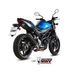 Silencieux MIVV Oval carbone Suzuki SV650 2016-2024