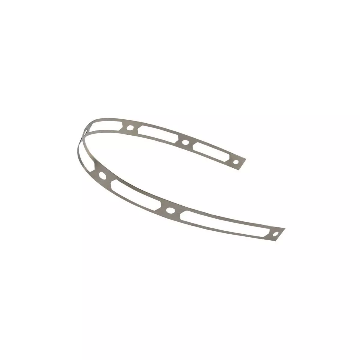 Collier De Maintien Silencieux Moto 3,9 Pouces - Clip Acier Inoxydable Avec Bande Caoutchouc Antidérapante