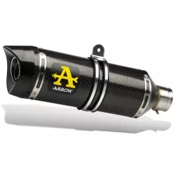 Silencieux THUNDER ARROW 71831MK carbone pour Yamaha MT03 2016-2019, YZF R3 2015-2018 et 2021 et +