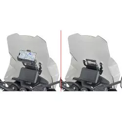 Châssis support GPS FB7717 GIVI à monter derrière la bulle, pour KTM 890 SMT 2023 et +