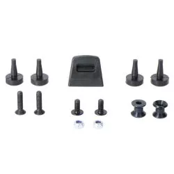 Kit d'adaptation pour porte-bagages ADVENTURE-RACK Pour Givi / Kappa Monokey. Noir.