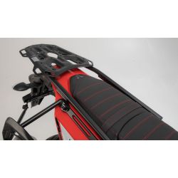 Porte-bagages ADVENTURE-RACK Noir SW Motech - Yamaha Ténéré 700 2019 et +