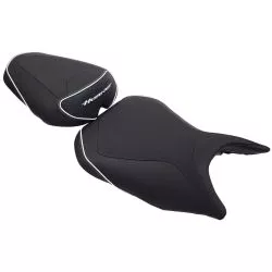 Selle Bagster READY LUXE noir liserés BLANC pour Honda CB500 Hornet 2024 et +