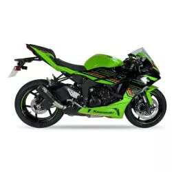Échappement court IXIL RB XTREM BLACK Inox pour Kawasaki ZX-6R 2024 et +