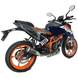 Echappement silencieux IXRACE MK2 Carbon Forged - KTM Duke 125 / 390 2024 et +