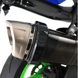 Protection de silencieux R&G RACING noir Akrapovic hexagonal