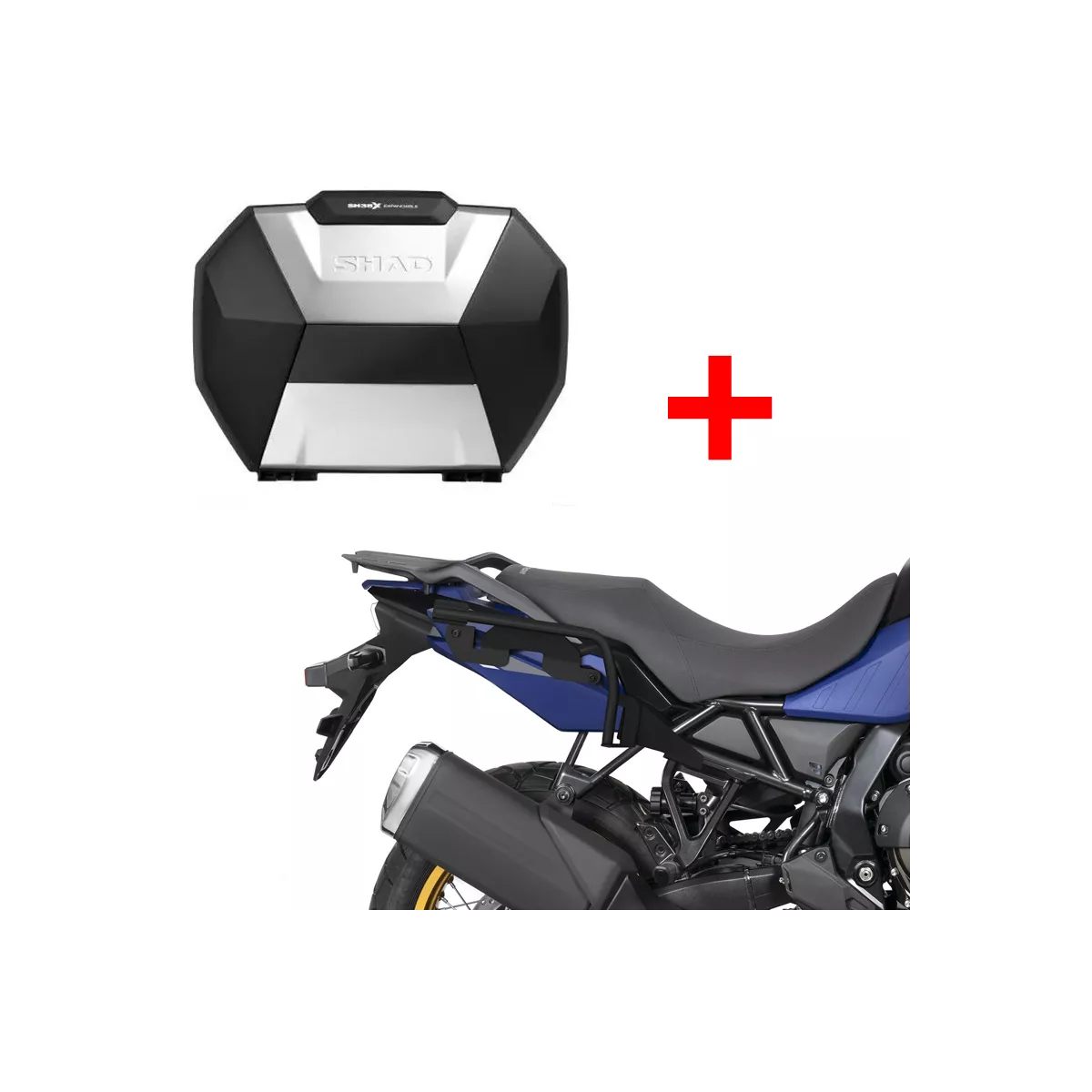 Pack Valises Shad SH38X Aluminium Supports 3P Pour Suzuki VSTROM 800 pack-valises-shad-sh38x-aluminium-supports-3p-pour-suzuki-vstrom-800
