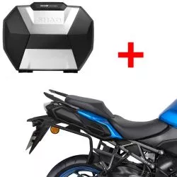 Pack valises Shad SH38X aluminium + supports 3P pour Suzuki GSXS1000GT 2022 et +