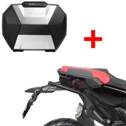 Pack valises Shad SH38X aluminium + supports 3P pour Honda XADV 750 2017-2020