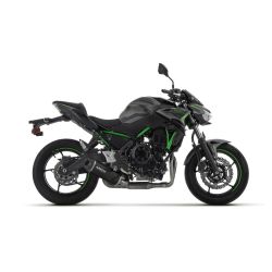 Ligne complète inox ARROW 71965AKN avec silencieux INDY RACE aluminium dark (noir) pour Kawasaki Ninja 650 et Z650 2023 et +
