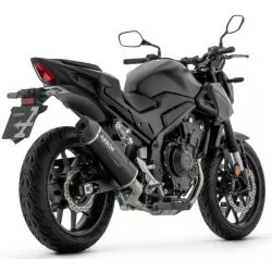 Silencieux INDY RACE ARROW 71964AKN aluminium dark (noir) pour Kawasaki Ninja 650 et Z650 2023 et +