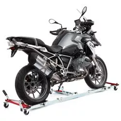 Déplace moto 3 points U-Turn Motor Mover de ACEBIKES pour faciliter le rangement de votre moto