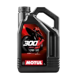 Huile moteur 4T 10W50 MOTUL 300V Factory Line 4 litres - 100% Synthèse