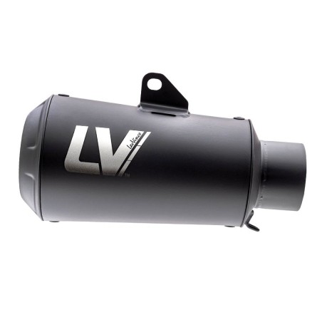 Échappement silencieux Slip-On LeoVince LV-10 inox FULL BLACK pour Kawasaki NInja 400,2018 et +, Z400 2019 et +