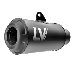 Échappement silencieux Slip-On LeoVince LV-10 inox FULL BLACK pour Husqvarna 125 et 401 Svartpilen / Vitpilen 2020 et +