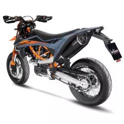 Échappement LeoVince NERO Inox noir pour KTM 690 Enduro R et SMC R 2021 et +