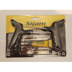 Sifam - Kit de Réparation Rapide pour Pneu Tubeless Moto & Scooter - Mèches Longues