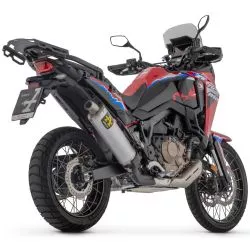 Silencieux MAXI RACE-TECH ARROW Aluminium embout inox pour Honda CRF1100L Africa Twin / Adventure Sports 2020 et +