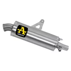 Silencieux MAXI RACE-TECH ARROW Titane embout inox pour Honda CRF1100L Africa Twin 2020 et +
