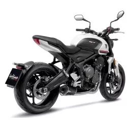 Échappement ligne complète Leovince LV ONE EVO BLACK EDITION inox pour Triumph Tident 660 et Tiger Sport 660