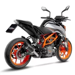 Échappement silencieux Slip-On LeoVince LV PRO Carbone pour KTM Duke 125 et 390 2021 et +