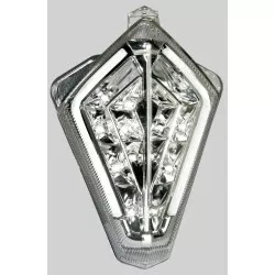 Feu à LED blanc Ermax avec clignotants intégrés pour Yamaha 530 T-MAX 2012 et +