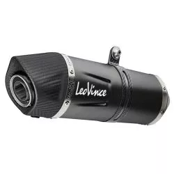 Échappement silencieux Slip-On LeoVince LV ONE EVO BLACK EDITION inox noir - Aprilia 125 RX et 125 SX 2021 et +
