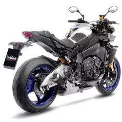 Échappement silencieux Slip-On LeoVince LV-10 inox BLACK EDITION pour Yamaha MT10 2016-2020 et MT10 SP 2017-2020