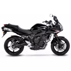 Échappement (x2) silencieux Slip-On LeoVince LV ONE inox pour Yamaha FZ6 / FAZER S2ABS 2007-2011