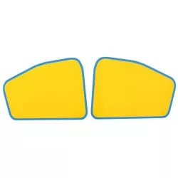 Kit déco stickers Pyramid BRA0213 Bleu et Jaune, pour capot de selle - XSR900