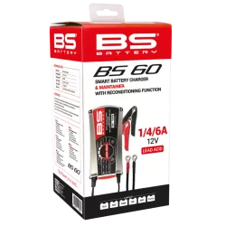 Chargeur de batterie pro-intelligent BS BATTERY BS60  - 12V 1/4/6A