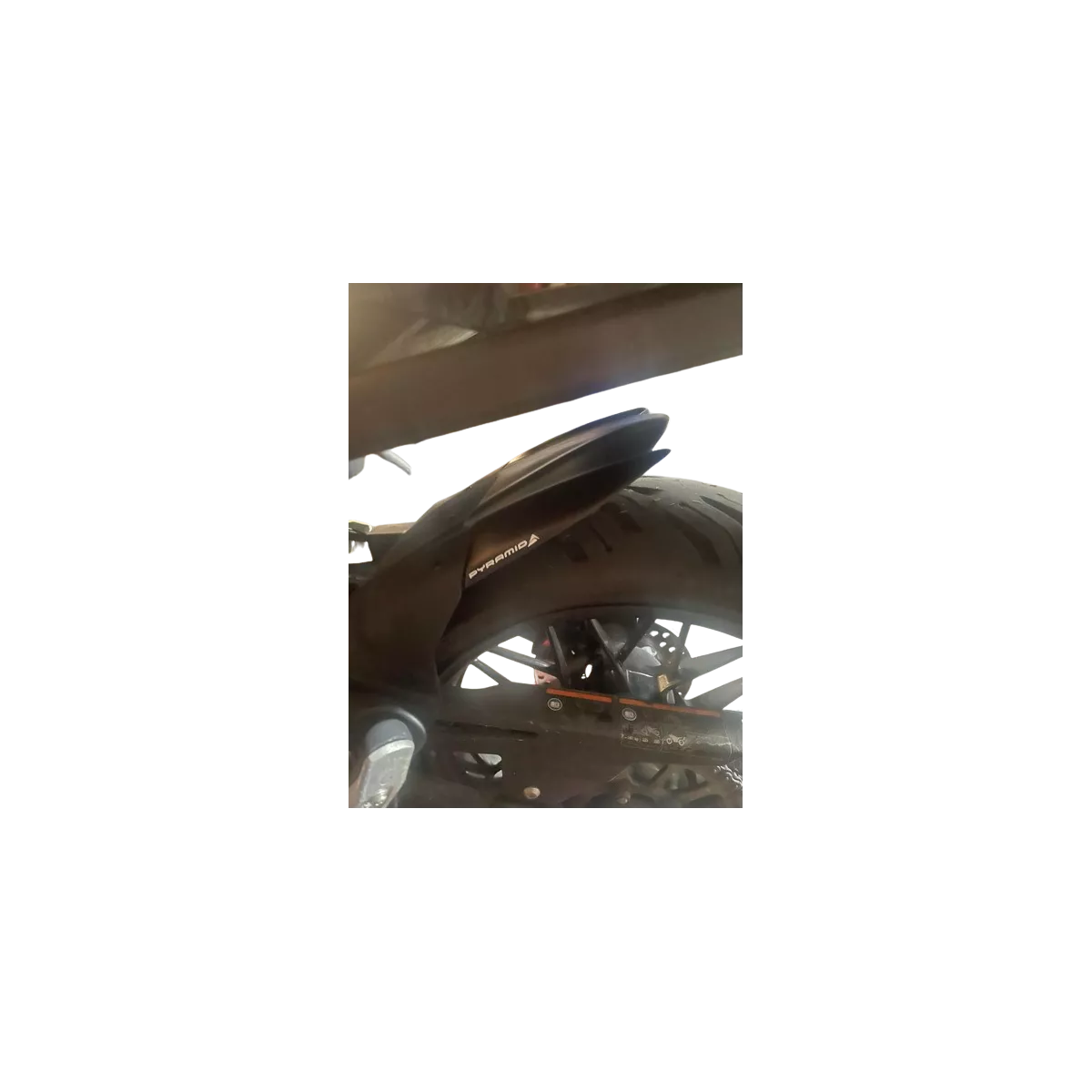 Extension De Garde-boue Avant Pour Kawasaki Ninja 650 / Z650 – 2017-2025 – ABS Noir – Autocollant Haute Adhésion