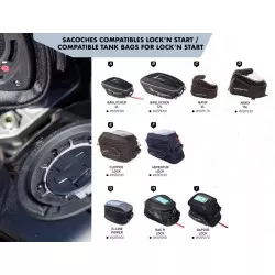Fixation de réservoir LOCK'N START STANDARD XAC560 pour sacoche de réservoir Bagster