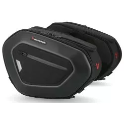 Set de sacoches latérales SW MOTECH PRO BLAZE H Noir pour Triumph Street Triple 765 2019 et +