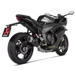 Ligne complète racing Akrapovic inox pour Triumph 660 Daytona, 660 Tiger Sport 2024 et +, Trident 660 2021 et +
