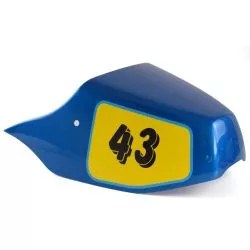 Kit stickers Pyramid BRA0501 numéros racing 0 à 9 - 3D Noirs