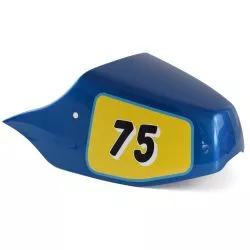 Kit stickers Pyramid BRA0502 numéros racing 0 à 9 - 3D Noir et blanc