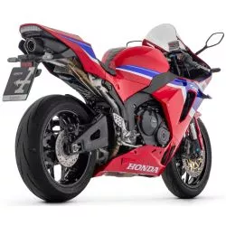Demi-ligne INDY RACE ARROW 71971PK Titane embout Carbone raccord Inox - Honda CBR600RR 2024 et +
