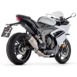 Ligne complète racing inox ARROW 71007VL silencieux VELOCE Titane - Triumph 660 Daytona 2024 et +