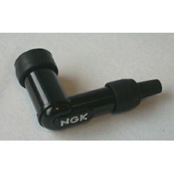 Ngk - Capuchon Antiparasite - LB05E - 8031 - Ø14mm avec douille antiparasite Coudé 90°
