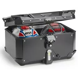 Valise Top Case moto OBKEV58A GIVI MONOKEY Trekker OUTBACK EVO SMART 58 litres Black Line, sans serrure