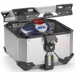 Valise Top Case moto OBKEV42A GIVI MONOKEY Trekker OUTBACK EVO SMART 42 litres aluminium, sans serrure
