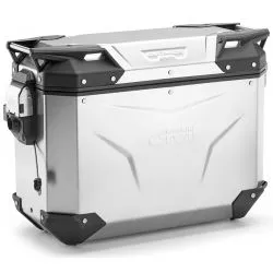 Valise latérale côté droit GIVI MONOKEY Trekker OUTBACK EVO SMART 37 litres aluminium, sans serrure