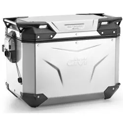 Valise latérale côté gauche GIVI MONOKEY Trekker OUTBACK EVO SMART 48 litres aluminium, sans serrure