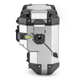 Valise latérale DROITE GIVI MONOKEY Trekker OUTBACK EVO SMART, en aluminium, 33 litres, sans barillet, avec dégagement échappeme
