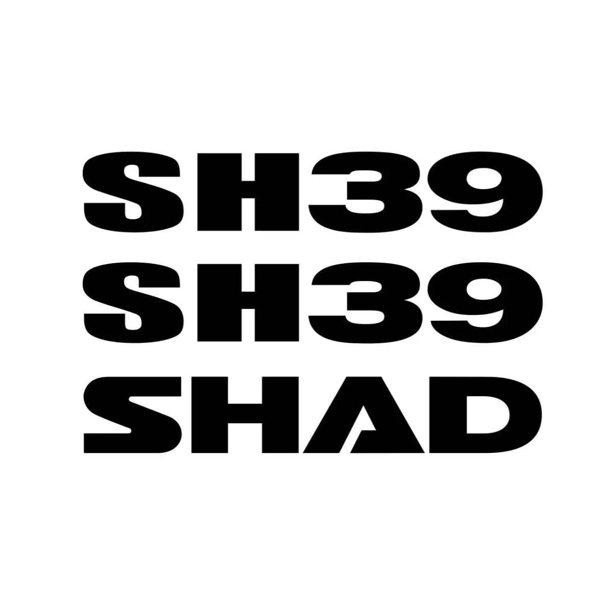 Kit autocollants SHAD SH39 - Tech2Roo