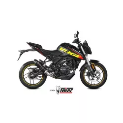 Ligne complète MIVV GP Inox noir - Voge Brivido 125 R 2023-2024