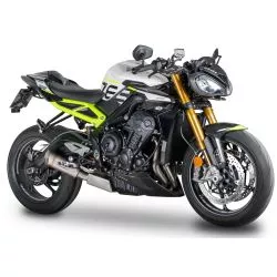 Ligne complète Spark homologuée, silencieux GRID-O, passage bas - Triumph Dtreet Triple 765 R / RS / Edition Moto2 2023 et +